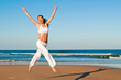 Frau am Strand Frau am Strand
