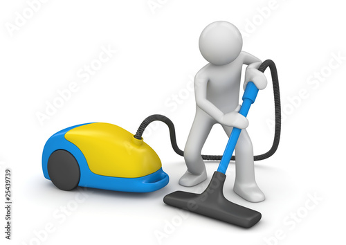 Illustration: Vacuum cleaner - Workers collection Vacuum cleaner - Workers collection