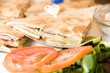 mediterranean sandwich in Limassol Cyprus with pita bread