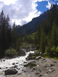 Flowing River in the Canadian Rockies Flowing River in the Canadian Rockies