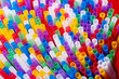 Colorful drinking straws background Colorful drinking straws background