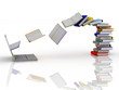 books fly into your laptop