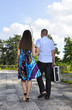 couple walking away