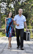 couple meeting outdoor