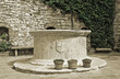 Puteale. Circular well. Corciano. Umbria.