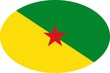 Drapeau-Guyane-Ovale