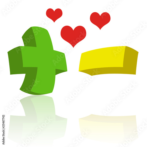 Illustration: Opposites Attract Opposites Attract