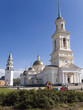 Spaso-Preobrazhenskiy cathedral on a background of the Inclined