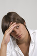Upset young man