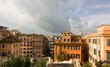 view from famous Spanish steps in Roma view from famous Spanish steps in Roma