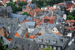 Marburg Detail Dächer Vogelperspektive