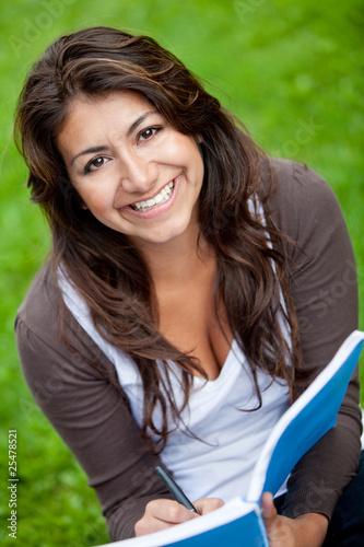 Female student outdoors