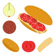 Sandwich with tomatoes