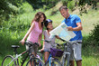Foto: Family on a bicycle ride Family on a bicycle ride