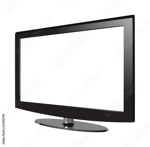 Vector: TV isometric empty screen TV isometric empty screen