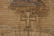 Medieval Cross on the Outside Wall of  a Church in Bologna