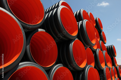 Foto: plastic pipe plastic pipe
