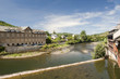 The Weir at the Village of Espalion in Southern France