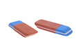Rubber on white background