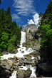 Vernal Falls and Half Dome. Yosemite NP, California