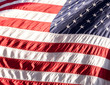 Flag of the USA (United States of America) on Wall Street