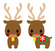 クリスマス　トナカイ
