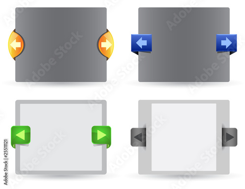 Vector: Web sliders Web sliders