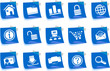 website and internet icons Label Series