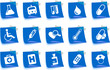 Healthcare and Pharma icons Label Series