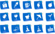 Party and Celebration icons Label Series