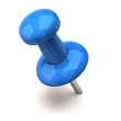 Blue pin