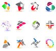 Collection of different colorful icons for your design Collection of different colorful icons for your design