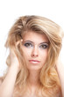Beautiful blonde young woman