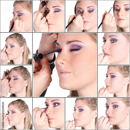Illustration: collage makeup collage makeup
