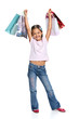 Happy girl's shopping! Happy girl's shopping!