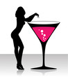 sex girl glass
