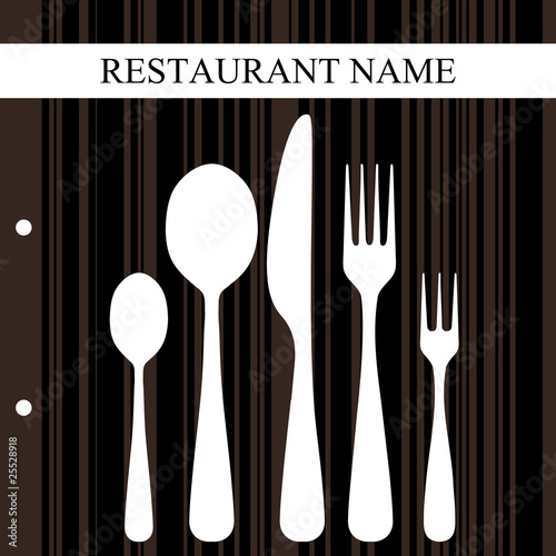 Vector: Retro restaurant design Retro restaurant design