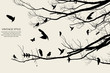 tree and bird