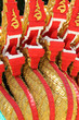 naga heads, Wat Bung Palanchai, Roi-et