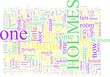 Word Cloud Based on Arthur Conan Doyle's Holmes Novels Word Cloud Based on Arthur Conan Doyle's Holmes Novels
