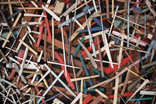 Photo: Old Wood Chips Background Old Wood Chips Background