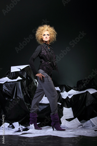 Beautiful and sexy fashion model