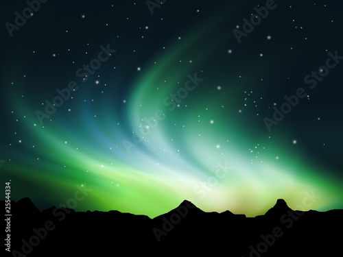 Illustration: Northern lights Northern lights