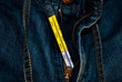 Crotch measurement with thermometer