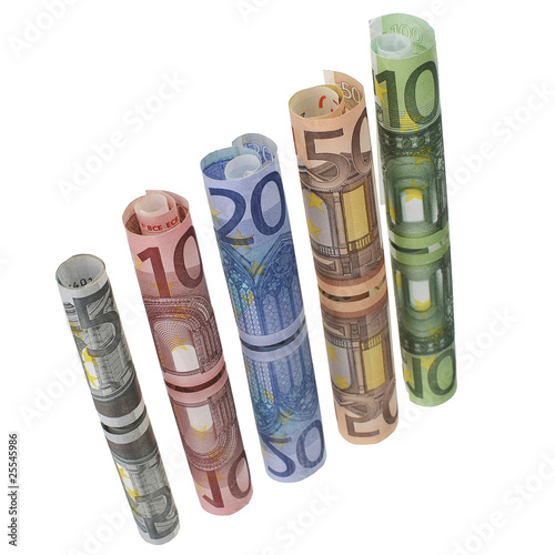 Foto: geldscheine geld gerollt geldscheine geld gerollt