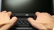 HD: Typing on Laptop