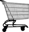 wagon for shopping - vector wagon for shopping - vector