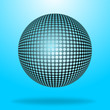 Vector halftone sphere
