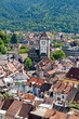 View of the city of Freiburg in the Black Forest, Germany