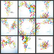 Abstract background with tunes.